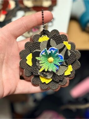 Handmade Floral Bag Charm